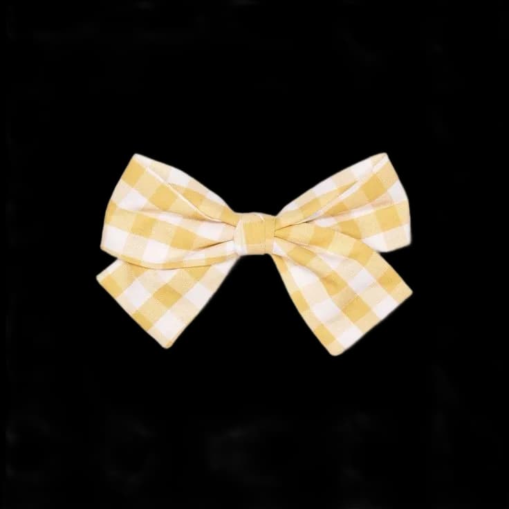 yellow bow